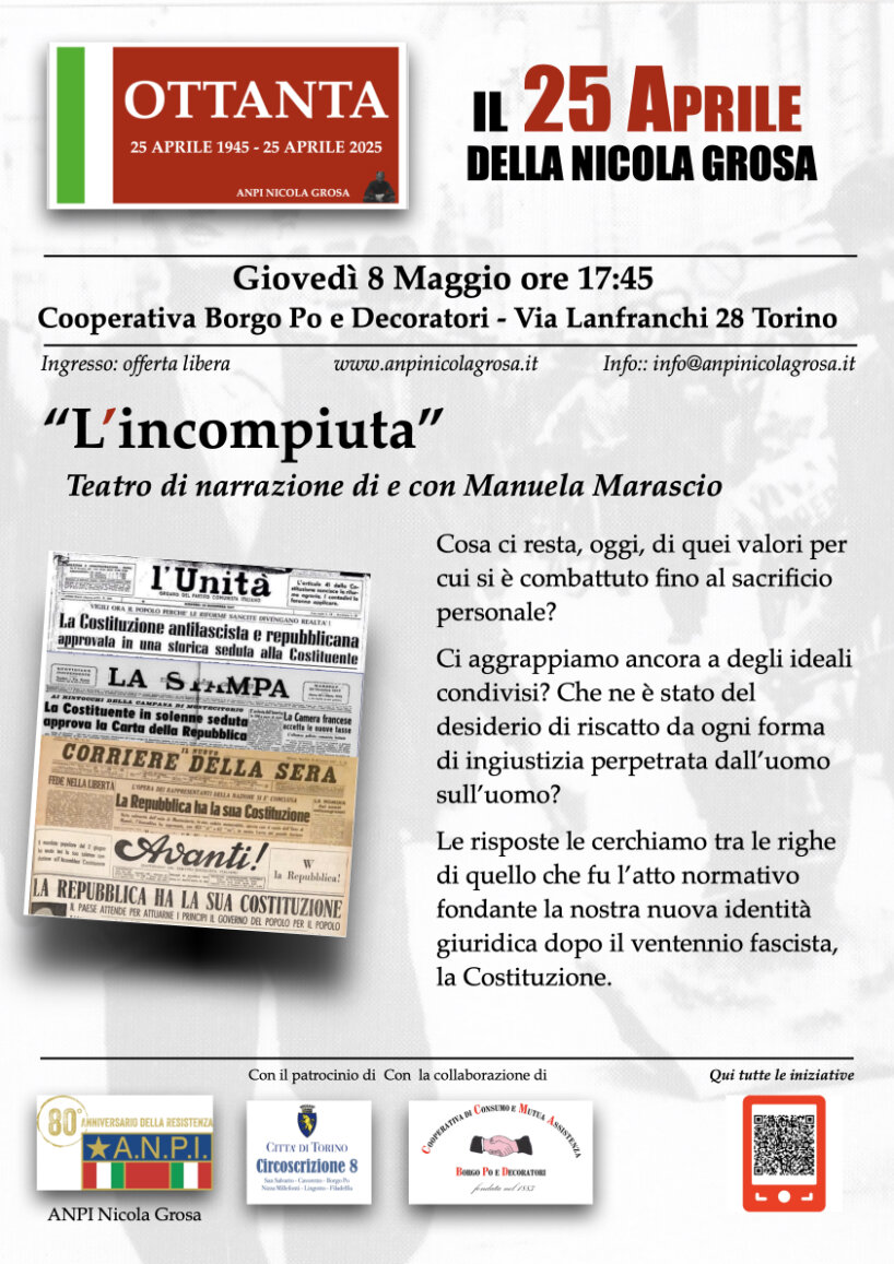 Locandina 2024-05-14 "Verra un giorno che tutte quante" di E. Marascio